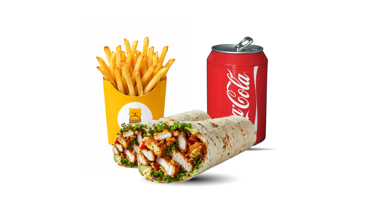 Grizzly Wrap → Crispy Menu