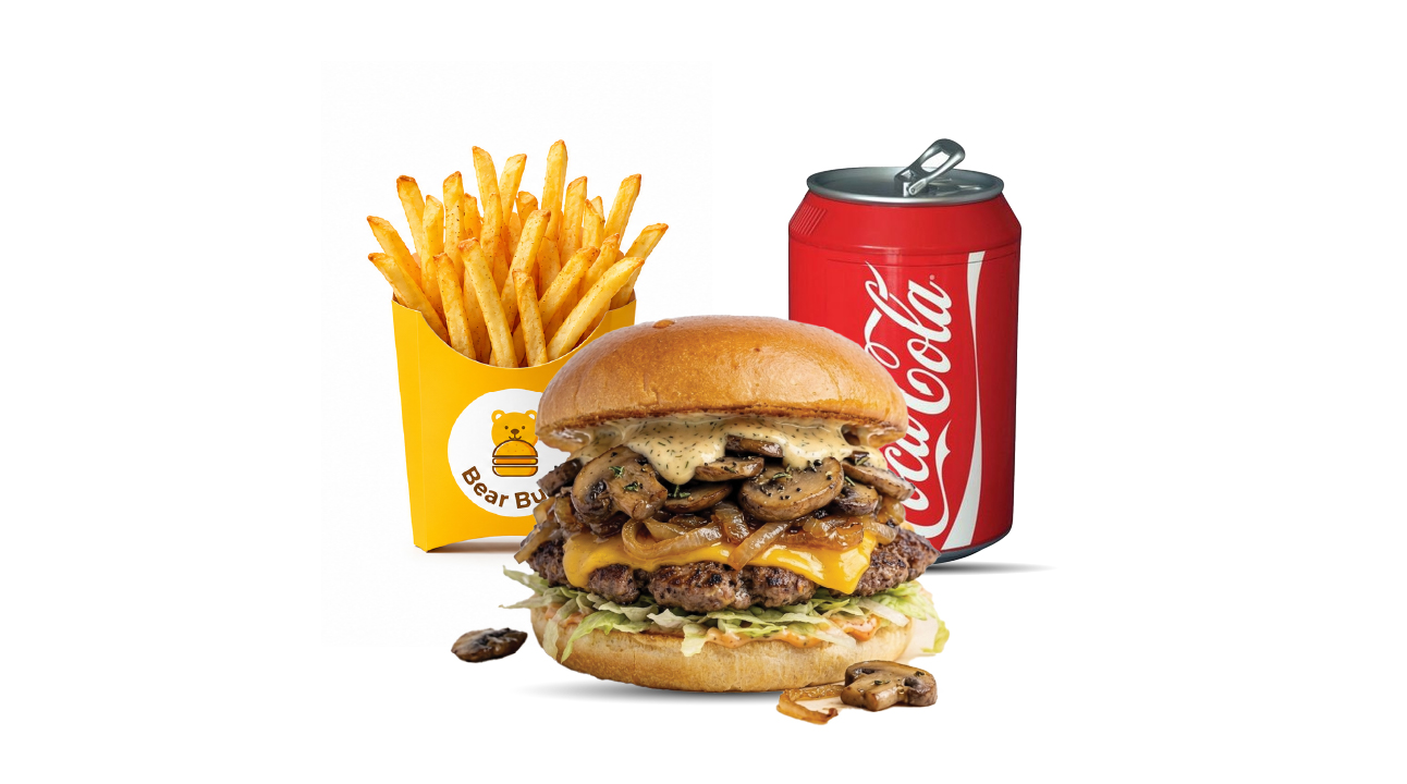MUSHROOM SINGLE DELUXE MENU
