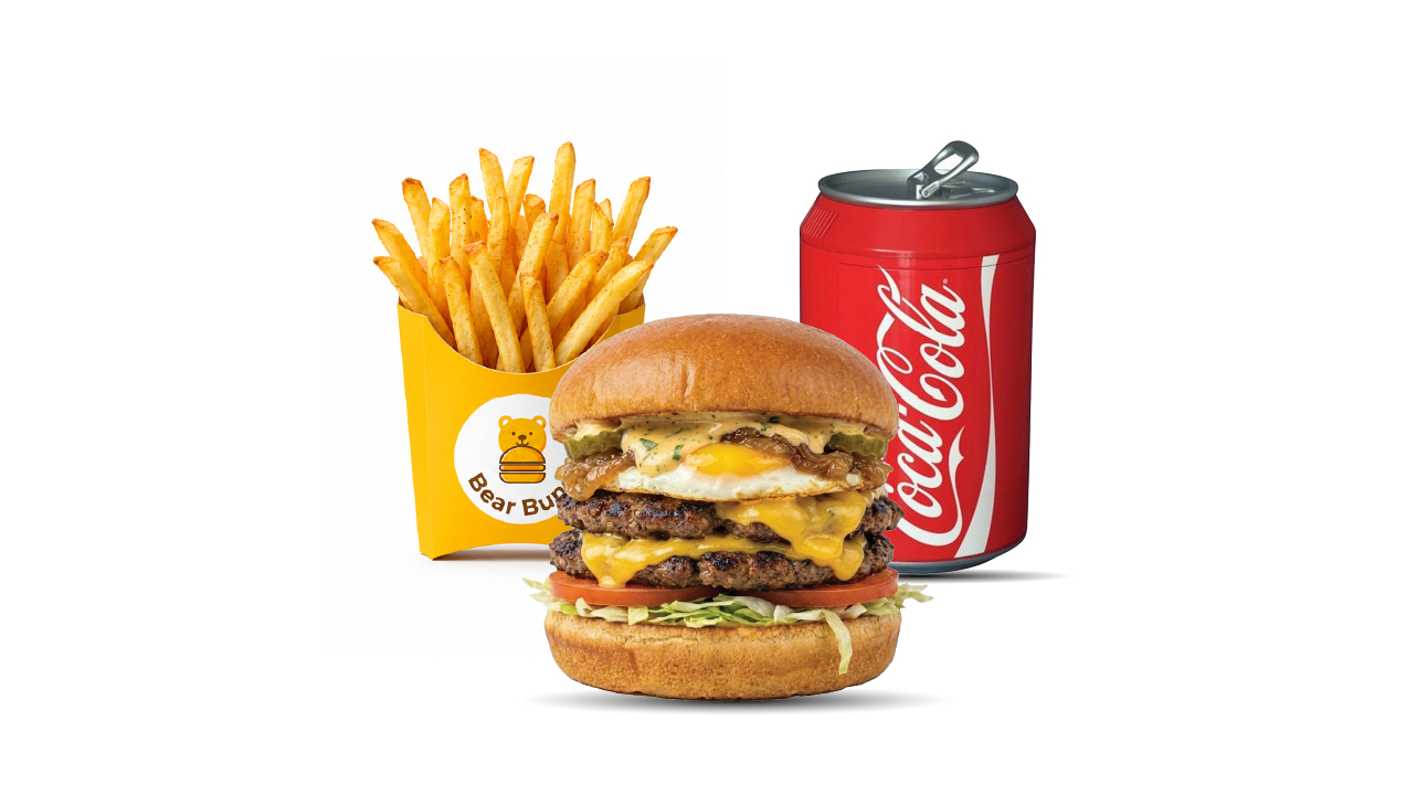 EGG DOUBLE BURGER MENU